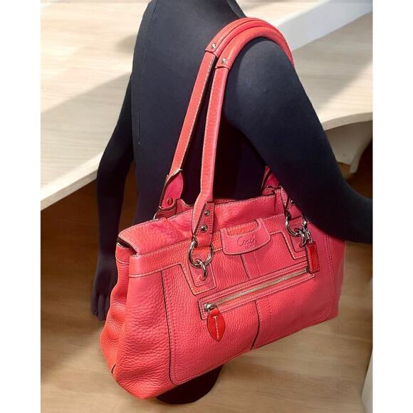 Y2K Coach 13160 Penelope Pebble Leather Satchel Bag - Picture 7 of 14